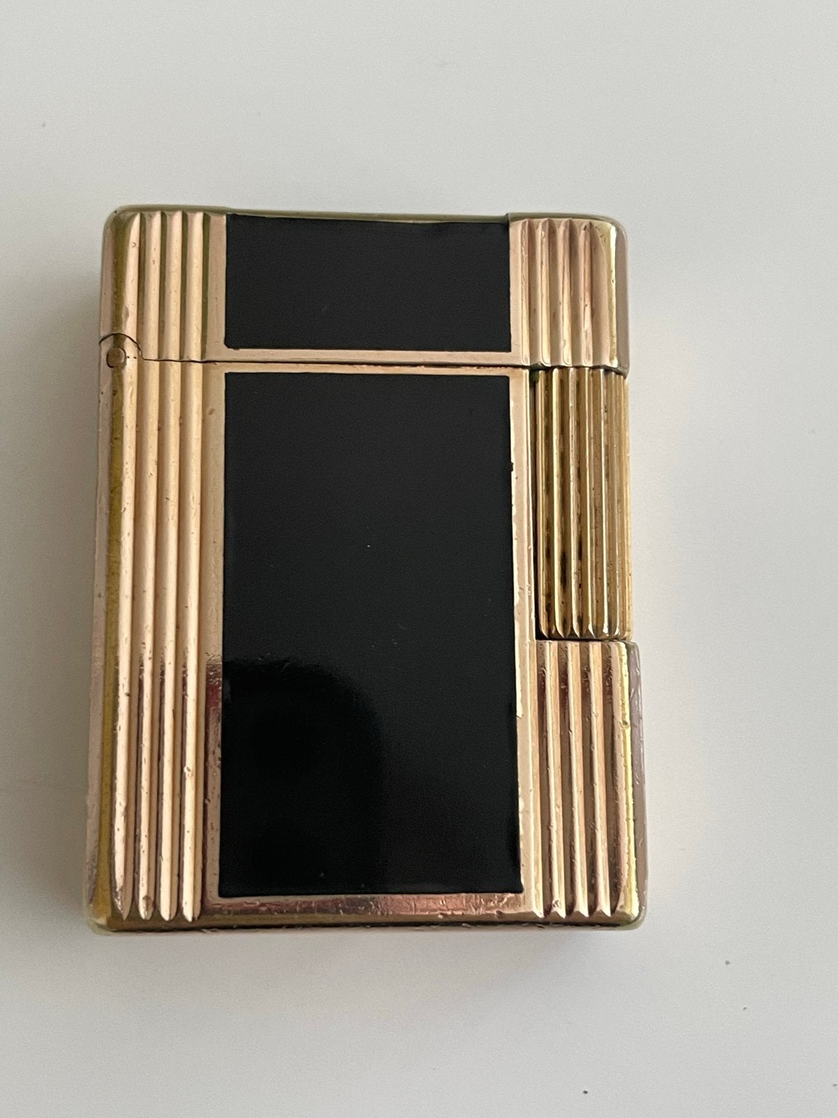 Vintage S.T. Dupont Aansteker Goud 20u lack de Chine, Verzamelen, Rookartikelen, Aanstekers en Luciferdoosjes, Ophalen of Verzenden