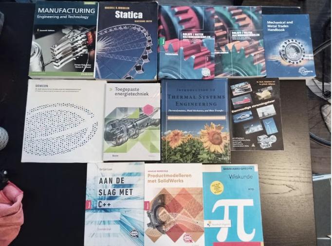 Werktuigbouwkunde boeken mechanical engineering books, Boeken, Studieboeken en Cursussen, Ophalen of Verzenden, Beta, Zo goed als nieuw