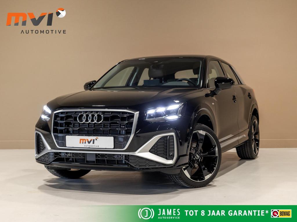 Audi Q2 35 TFSI S-Line Edition / 150pk / Leder / Stoelverwar, Auto's, Audi, 4 cilinders, Leder en Stof, Zwart, Bedrijf