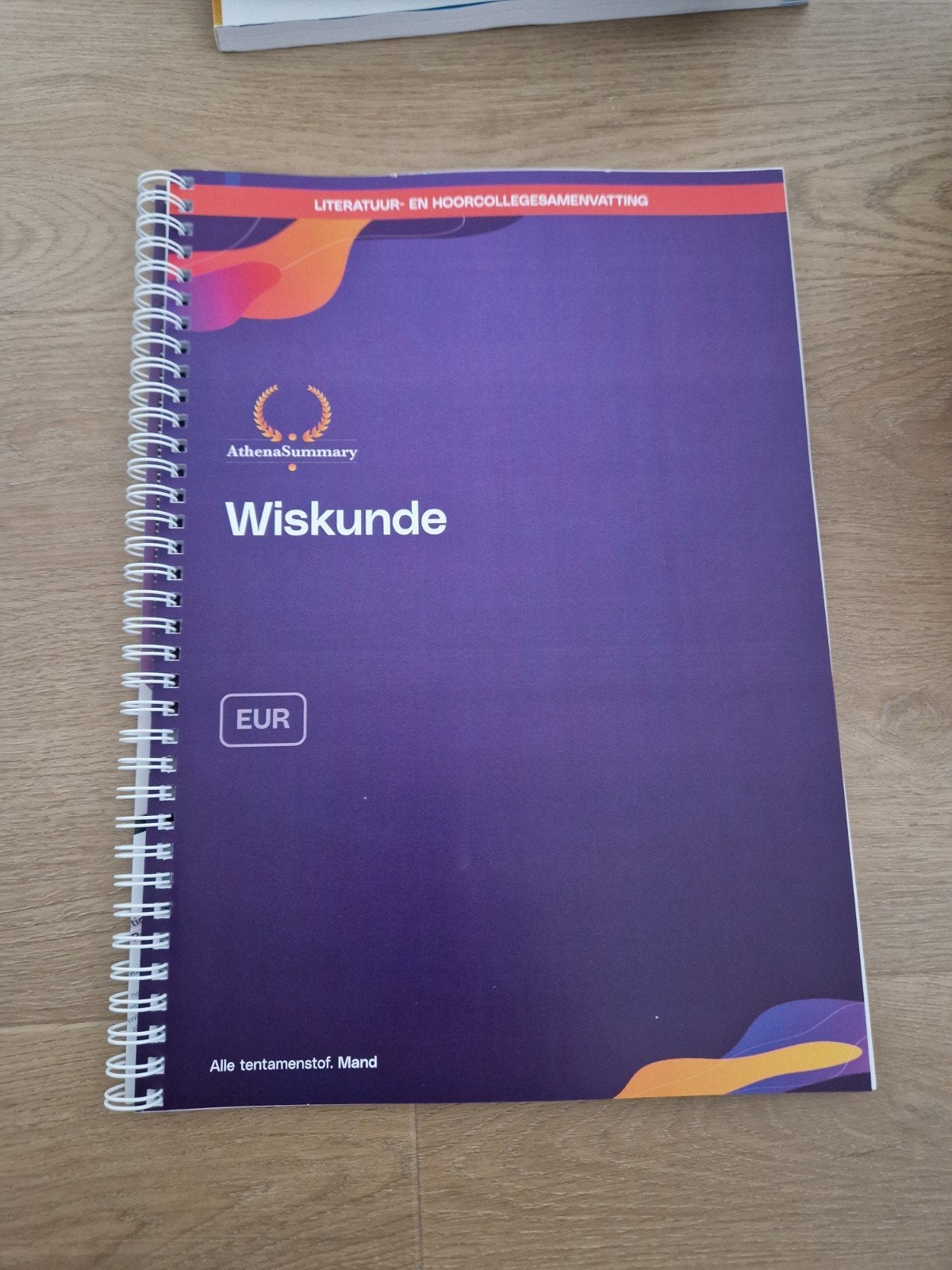 Wiskunde samenvatting Bedrijfskunde Erasmus Jaar 1, Ophalen of Verzenden, Gamma, Zo goed als nieuw, WO