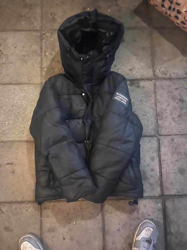 Burberry jas maat s, Kleding | Heren, Jassen | Winter, Ophalen of Verzenden, Zo goed als nieuw, Zwart