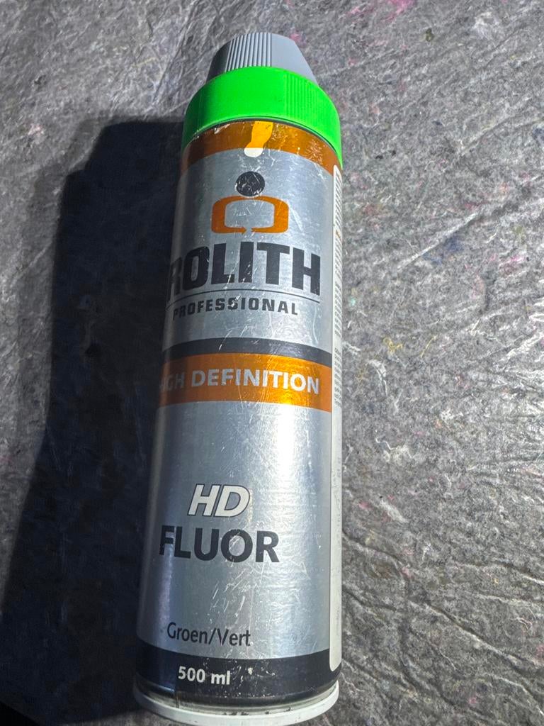 Rolith Professional HD Fluor Verf Groen 500ml, Ophalen of Verzenden, Minder dan 5 liter, Groen, Verf