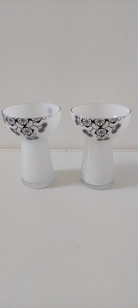 Vintage IKEA hyacint vazen Set van 2 | Johanna Jelinek 90s, Ophalen of Verzenden, Koper of Brons