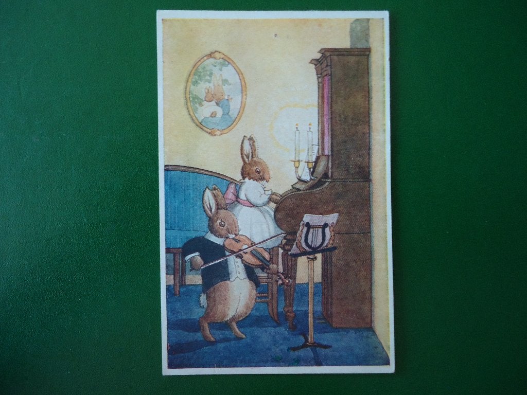 (65) Dierenkaart: KONIJNEN / Klein formaat, Verzamelen, Ansichtkaarten | Dieren, Verzenden, 1960 tot 1980, Gelopen, Knaagdier