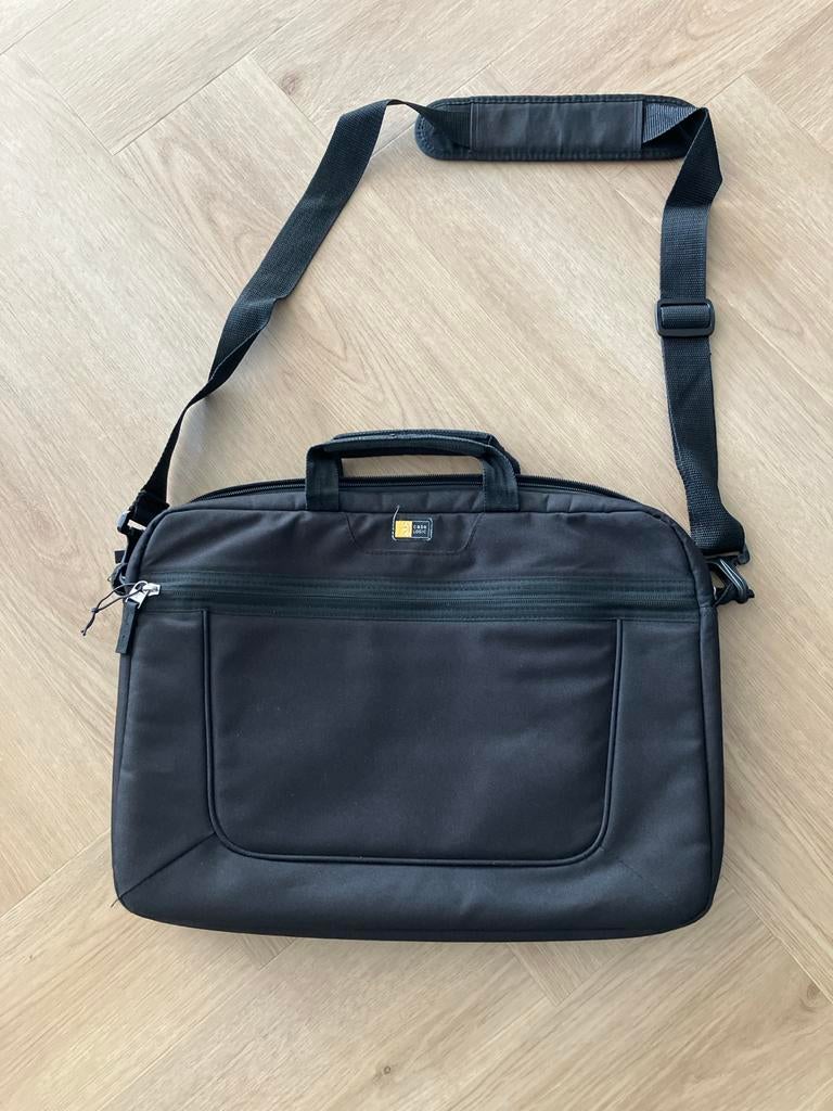 Case Logic Laptoptas Zwart 15 inch, Gebruikt, Gevoerd laptopvak, 15 inch, Ophalen of Verzenden