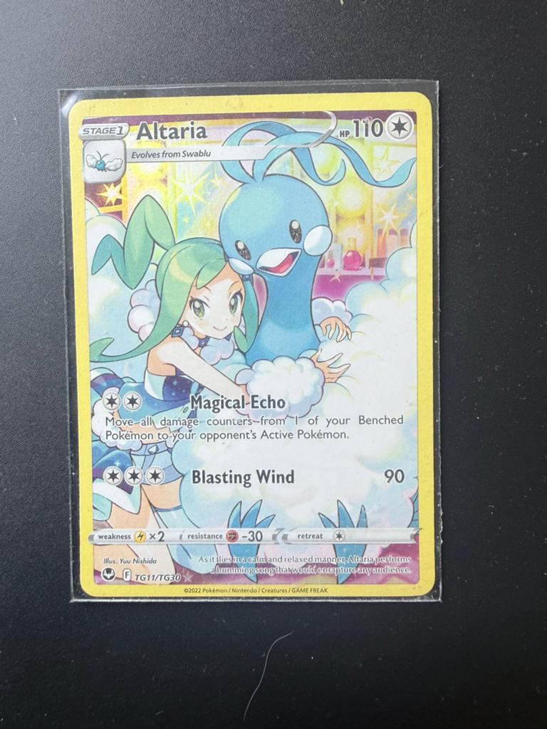 Pokémon Kaart Altaria TG11/TG30, Ophalen of Verzenden, Zo goed als nieuw, Losse kaart