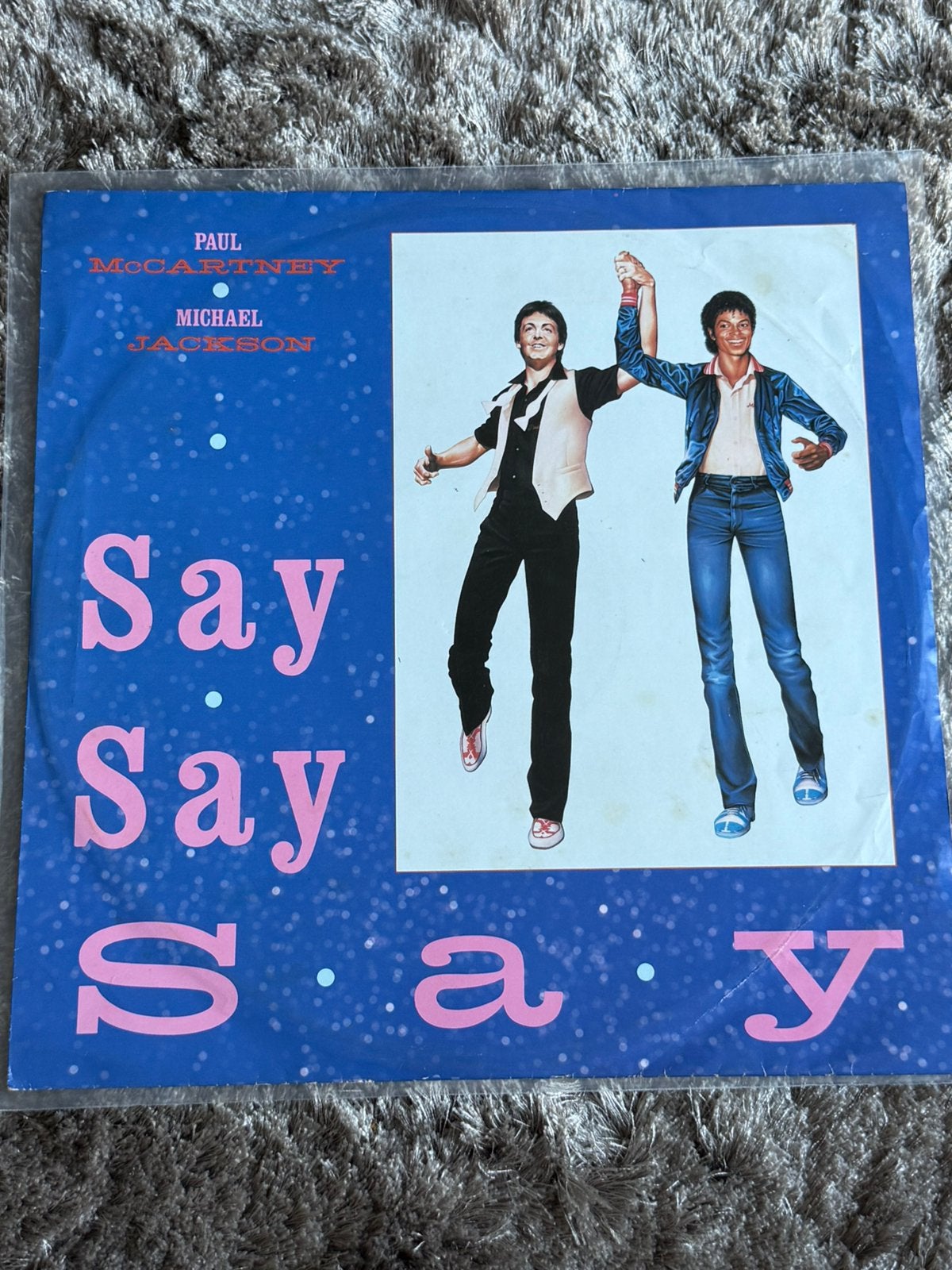 Michael Jackson & Paul McCartney – Say Say Say (12" Maxi), LP, Gebruikt, Pop, Ophalen of Verzenden