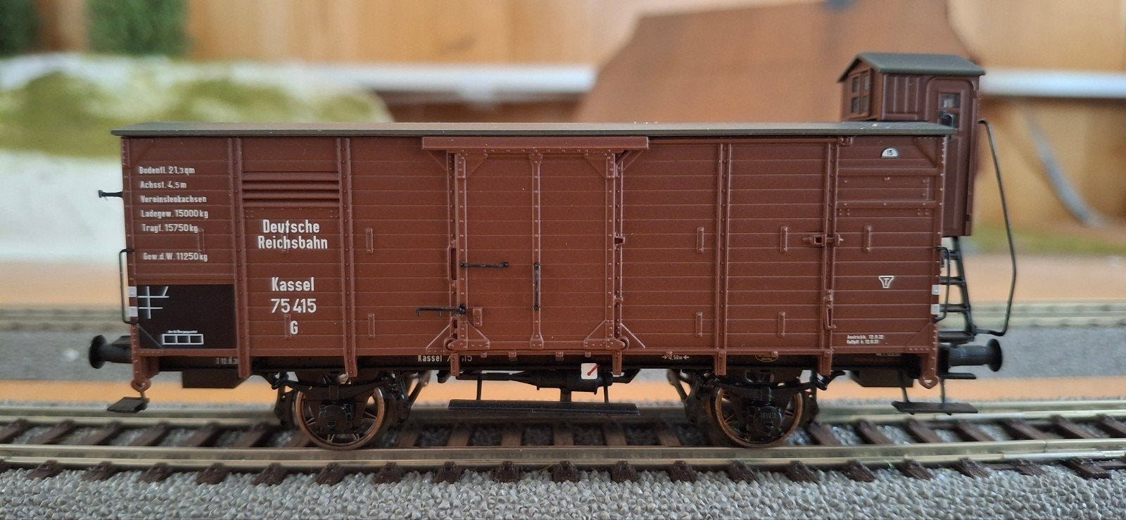 Brawa 48239 G10 goederenwagon DRG - Zo goed als nieuw, Overige merken, Gelijkstroom of Wisselstroom, Wagon, Ophalen of Verzenden