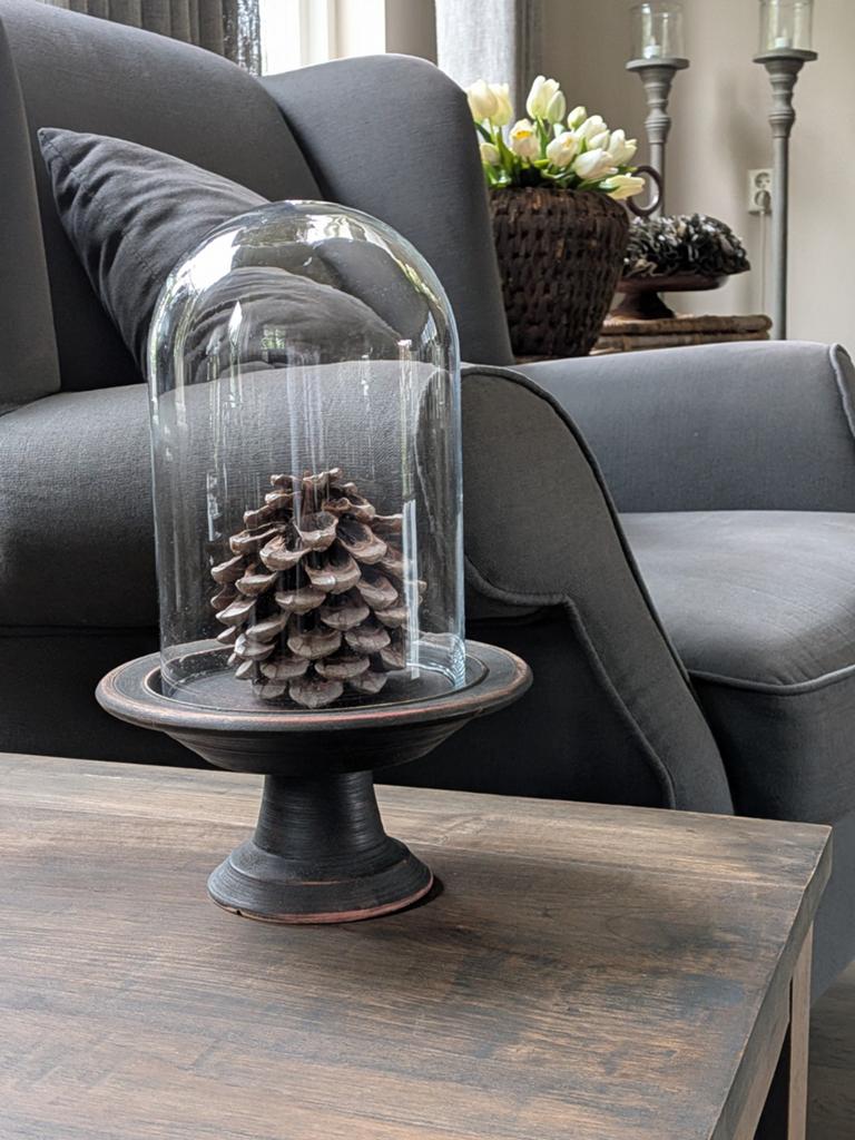 Stolp op houten plateau, Huis en Inrichting, Woonaccessoires | Stolpen, Ophalen, Nieuw