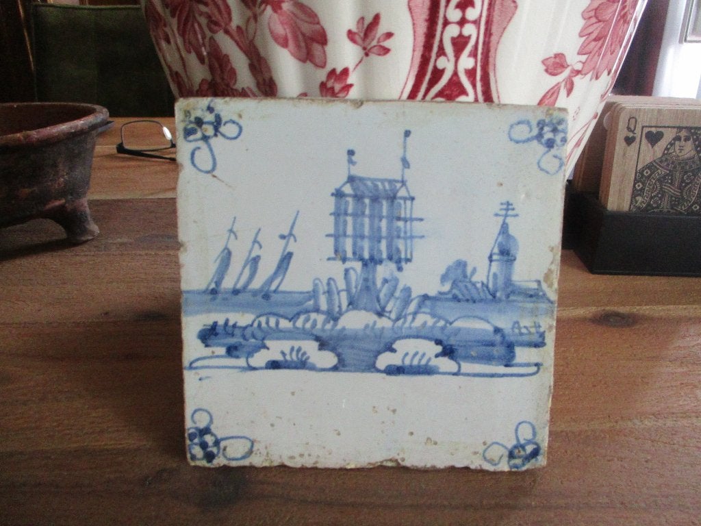 Een bodemvondst tegel ., Ophalen of Verzenden