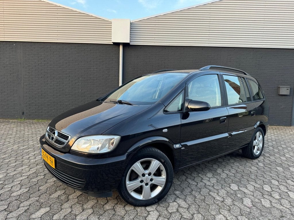 Opel Zafira 1.8-16V Maxx, AIRCO, CRUISE, NAP, NW APK, Auto's, Opel, 125 pk, Gebruikt, 4 cilinders, Zwart