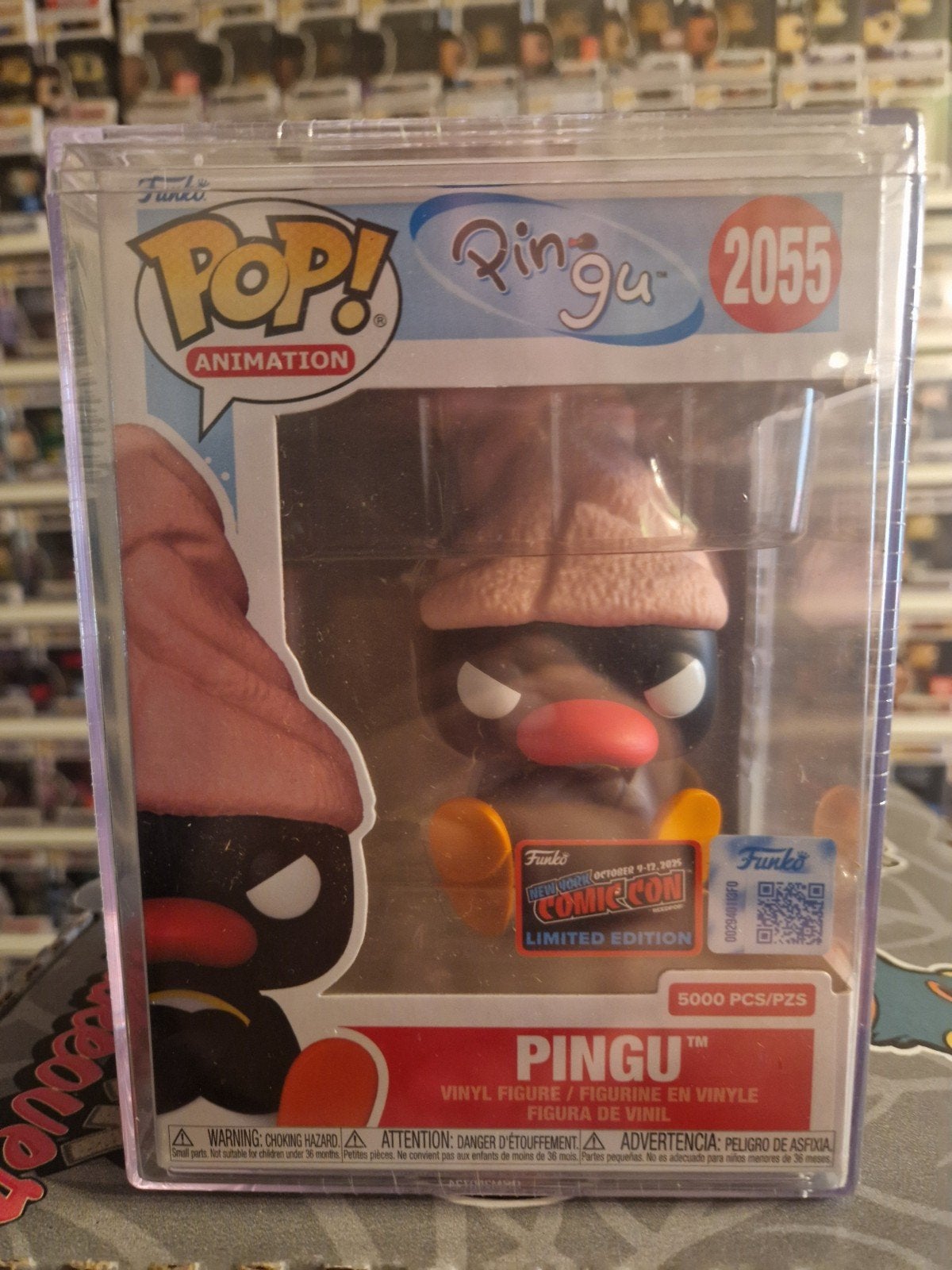 Funko Pingu 2055 officiele NYCC sticker limited 5000 pcs, Ophalen of Verzenden, Nieuw