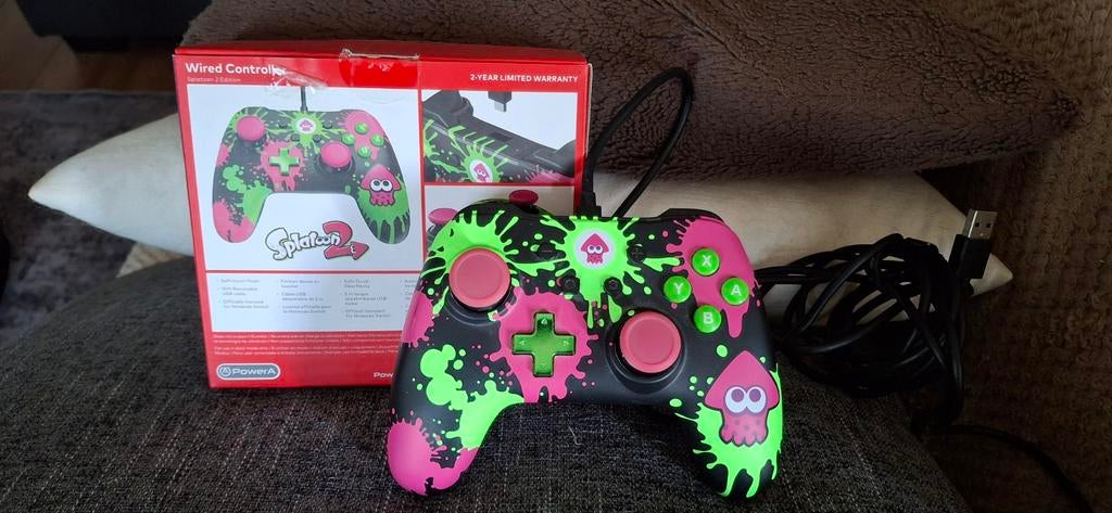 Nintendo Switch. Splatoon 2 Limited Edition pro Controller, Spelcomputers en Games, Ophalen