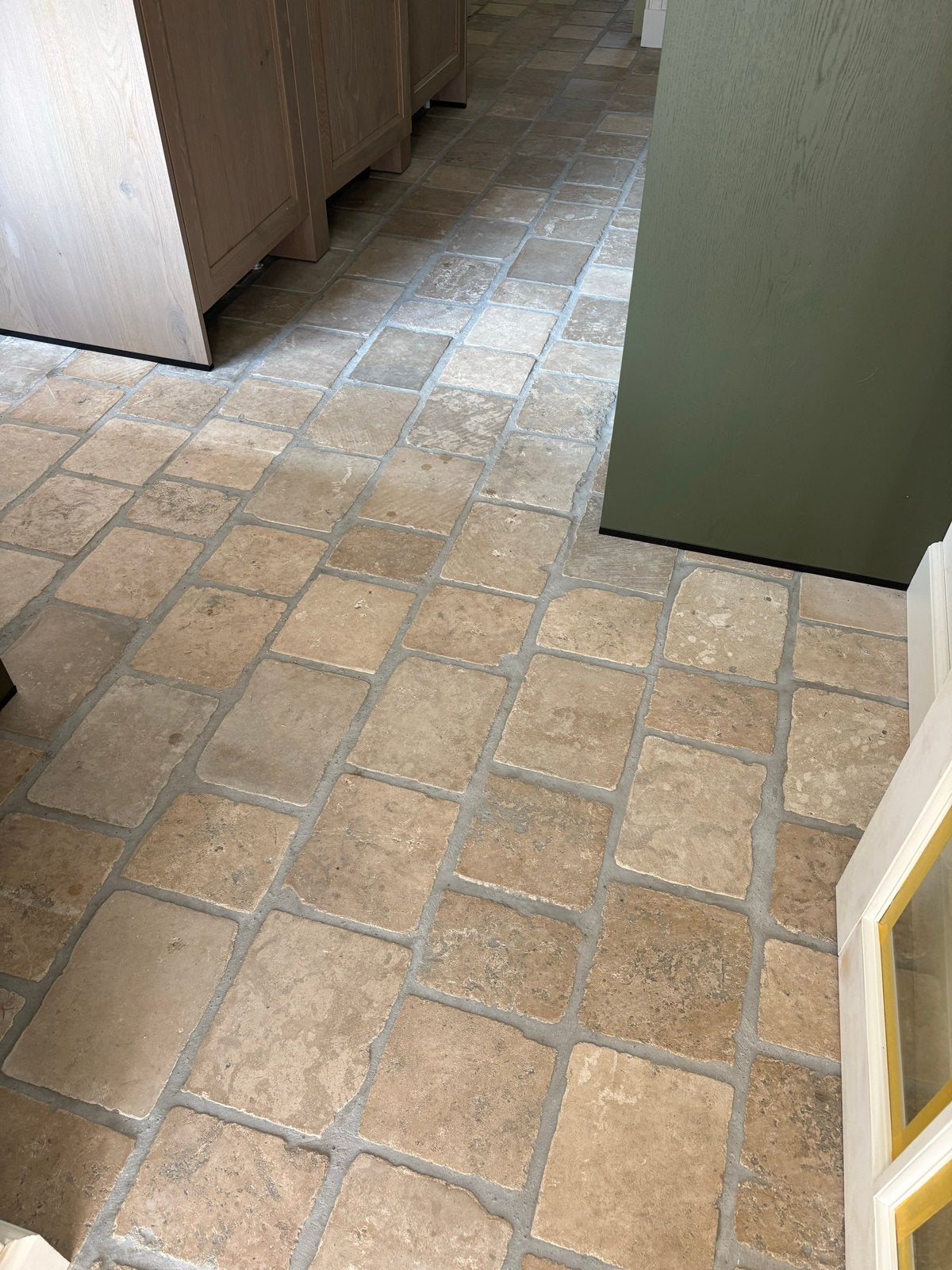 5 m2 bourgondische dallen gratis, Doe-het-zelf en Verbouw, Tegels, Ophalen, Gebruikt, Keramiek, 5 tot 10 m²