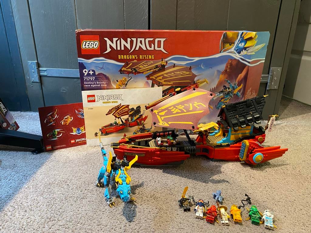 LEGO Ninjago Destiny's Bounty Race Tegen de Tijd, Ophalen of Verzenden, Zo goed als nieuw, Complete set, Lego