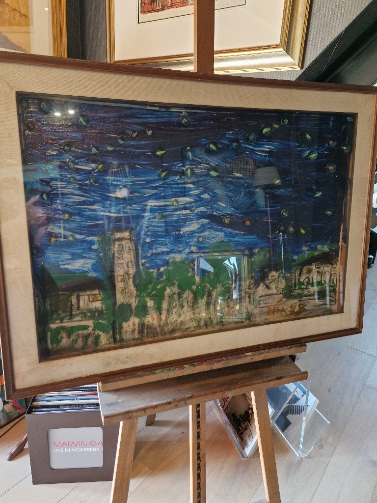 Sterrennacht door Vincent Van Gogh olie op Canvas, Ophalen