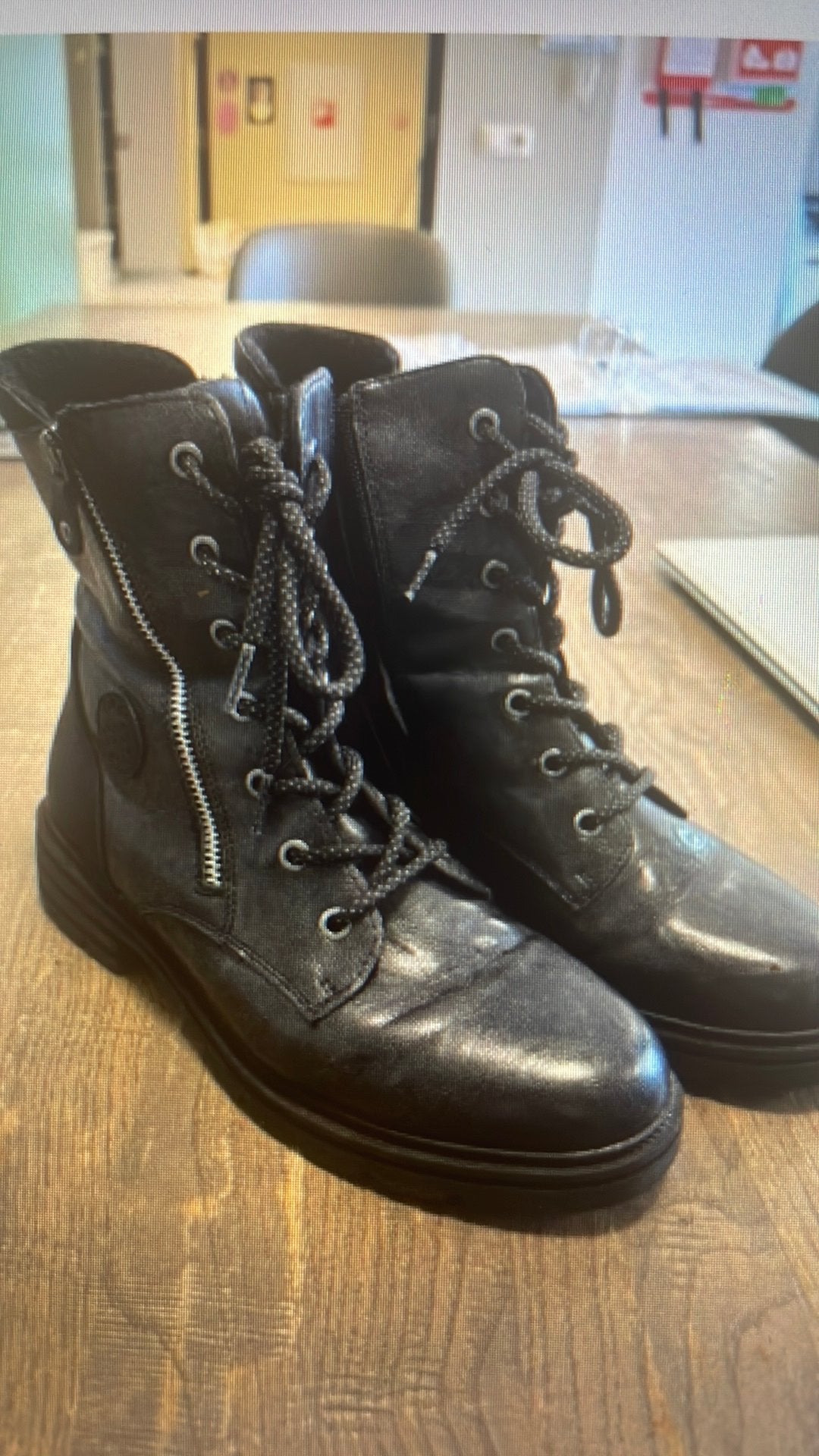 Van Haren leren laarsjes maat 39, Kleding | Dames, Schoenen, Ophalen of Verzenden, Zo goed als nieuw, Zwart