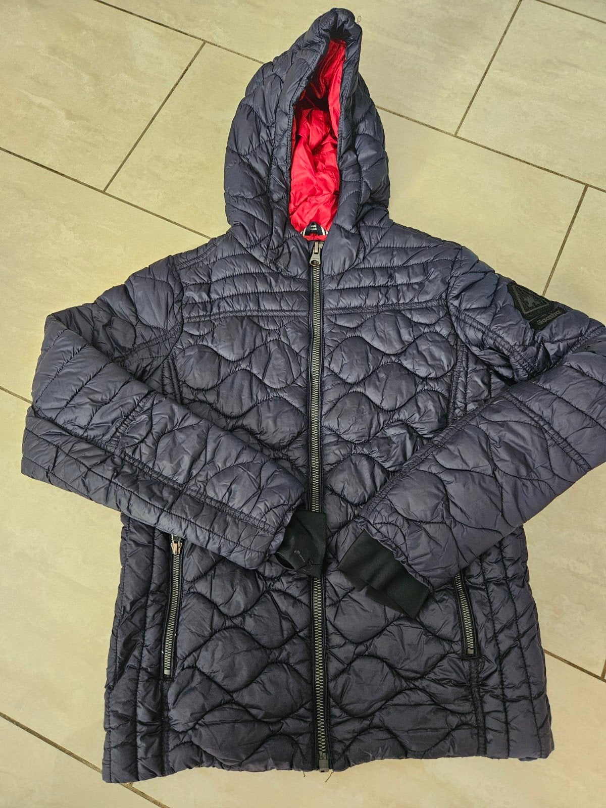 Gaastra jas maat 158/164  met klein defect, Kleding | Dames, Jassen | Winter, Gedragen, Maat 38/40 (M), Blauw, Ophalen of Verzenden