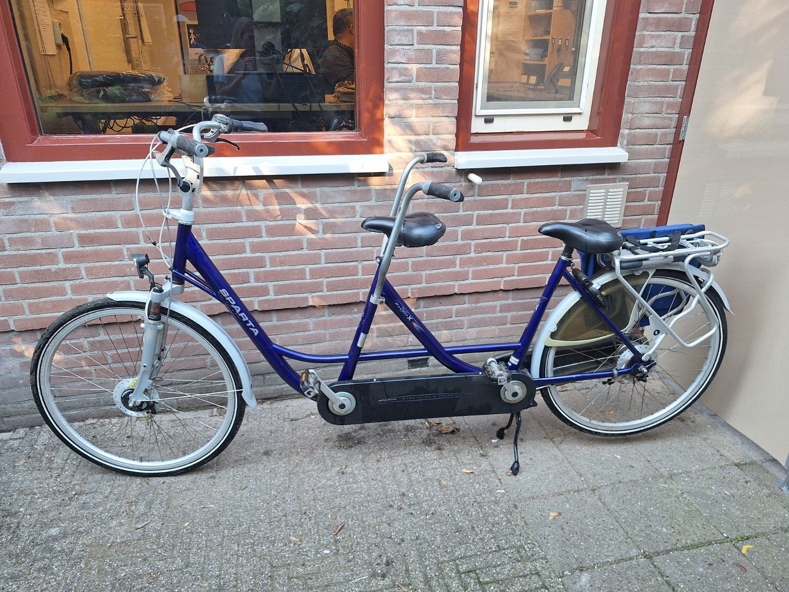 Blauwe Sparta Tandem - Perfect voor gezellige fietstochten, Ophalen, Gebruikt, Sparta
