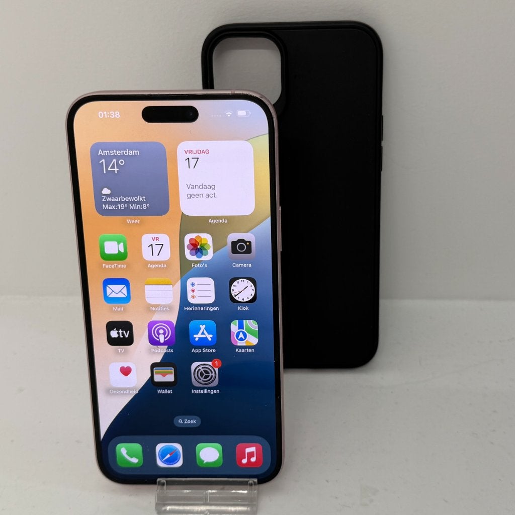 iPhone 15 Plus 128GB Roze | Batterij onderhoud |, Telecommunicatie, Mobiele telefoons | Apple iPhone, Dordrecht@usedproducts.nl