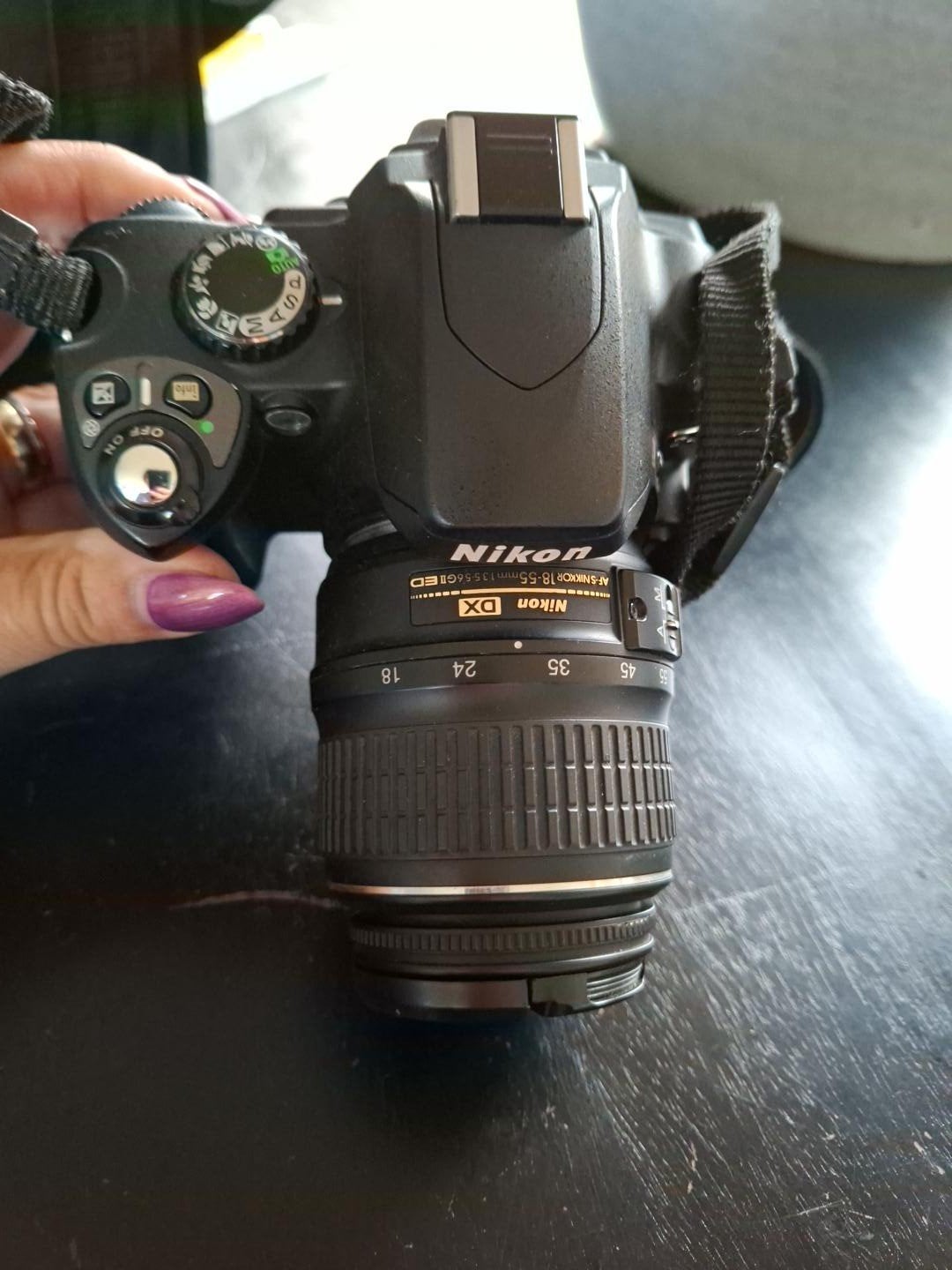 Nikon D40+ 18-55 mm lens complete set +canon tas, Ophalen, Nikon, Geen optische zoom