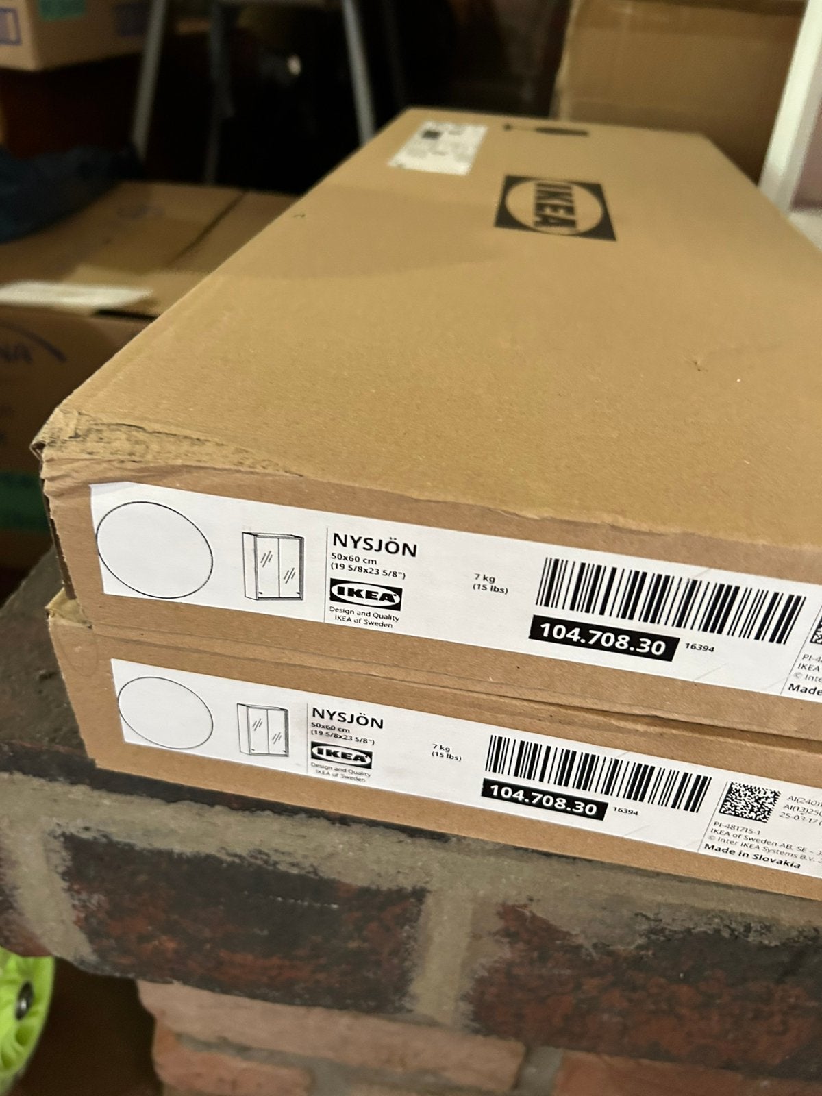 nysjon spiegelkast ikea 2x nieuw, Ophalen, Nieuw, 50 tot 100 cm, Minder dan 100 cm