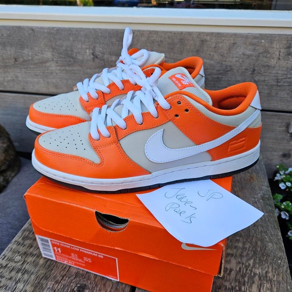Nike Dunk Low Premium SB Orange Box 45 11 2016 patta, Kleding | Heren, Schoenen, Overige kleuren, Nike, Nieuw, Ophalen of Verzenden