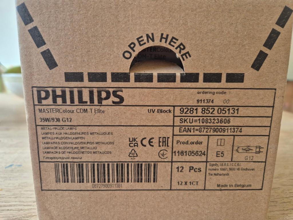 CDM-T Elite 35W 930 G12 doos 12 stuks, Ophalen of Verzenden, Nieuw
