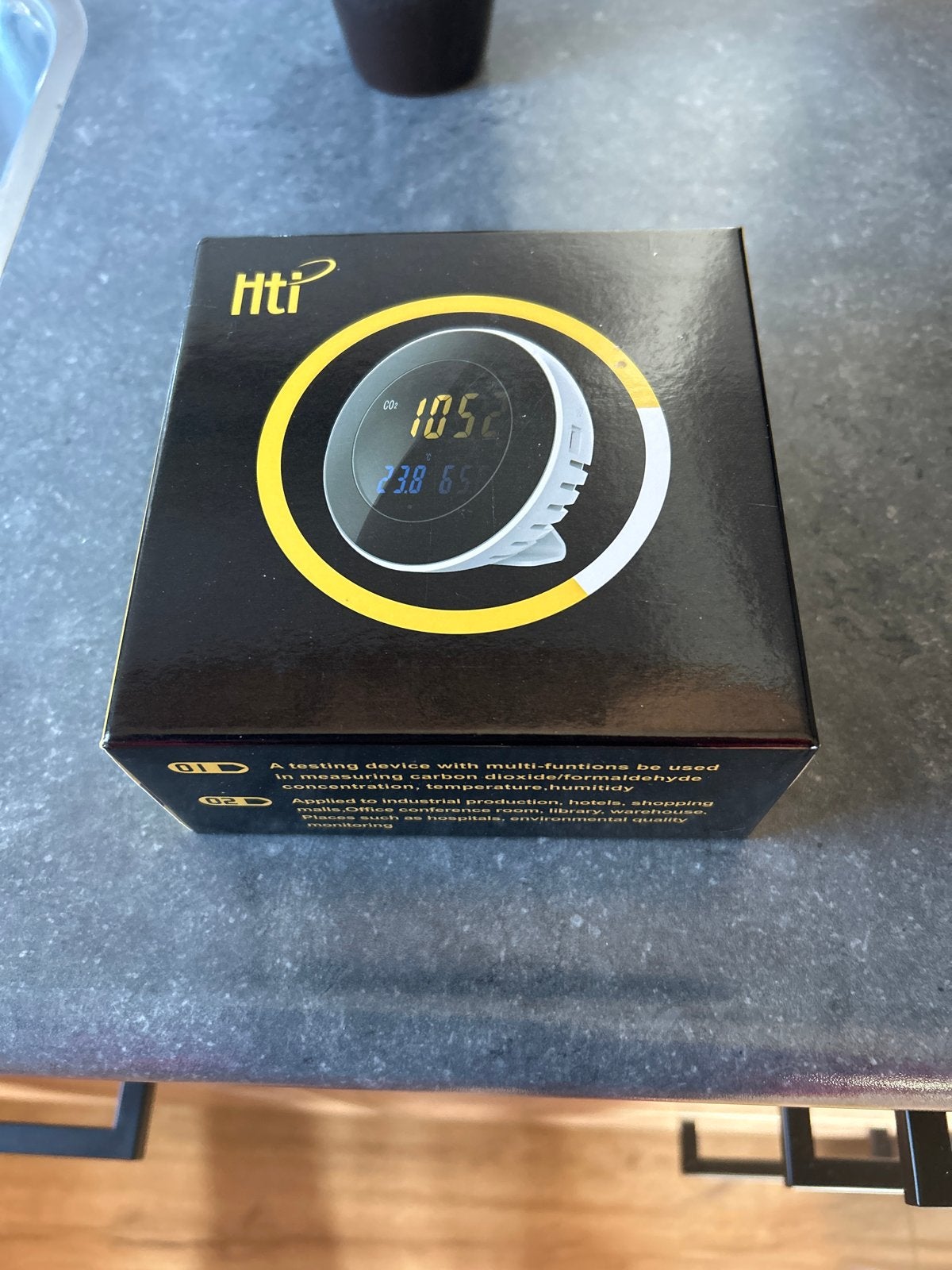 HTi CO2 Meter Binnenluchtkwaliteit Monitor, Ophalen of Verzenden, Nieuw
