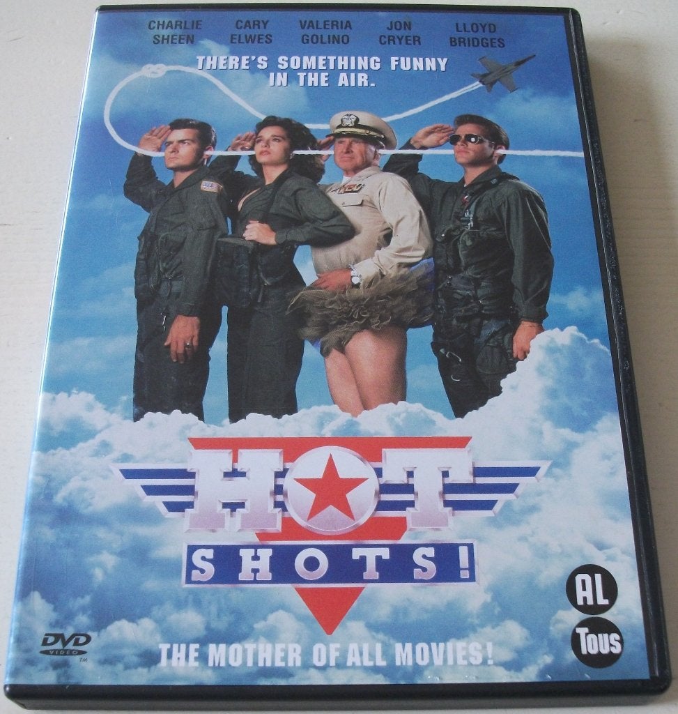 Dvd *** HOT SHOTS! *** There's something funny in the air, Cd's en Dvd's, Dvd's | Komedie, Alle leeftijden, Ophalen of Verzenden
