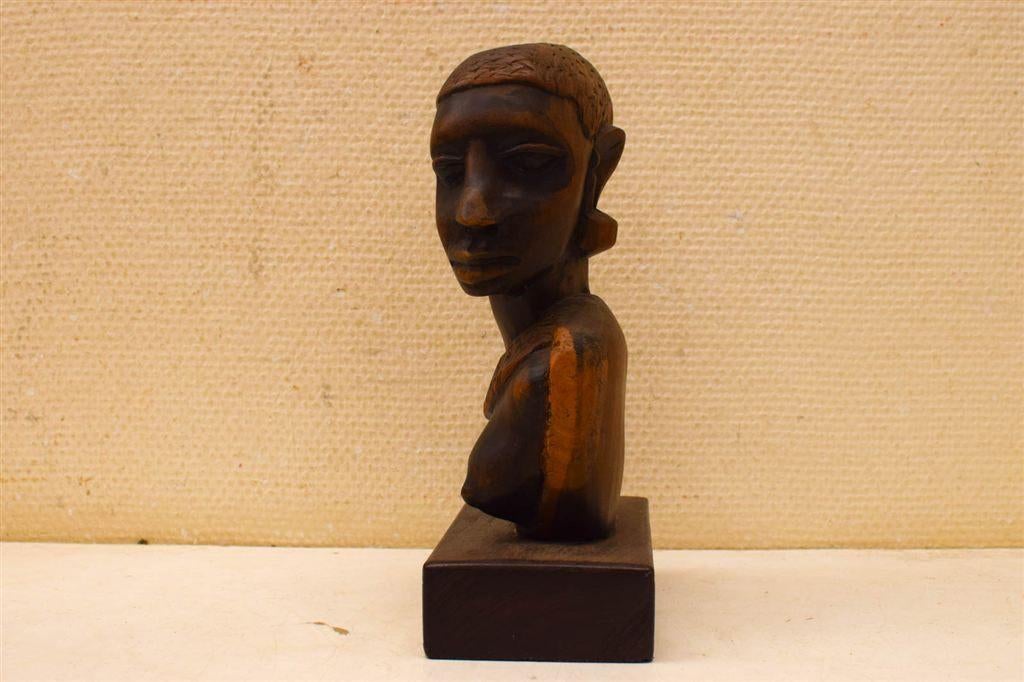 Houten beeld van een vrouw 47197, Ophalen of Verzenden, Gebruikt, Mens