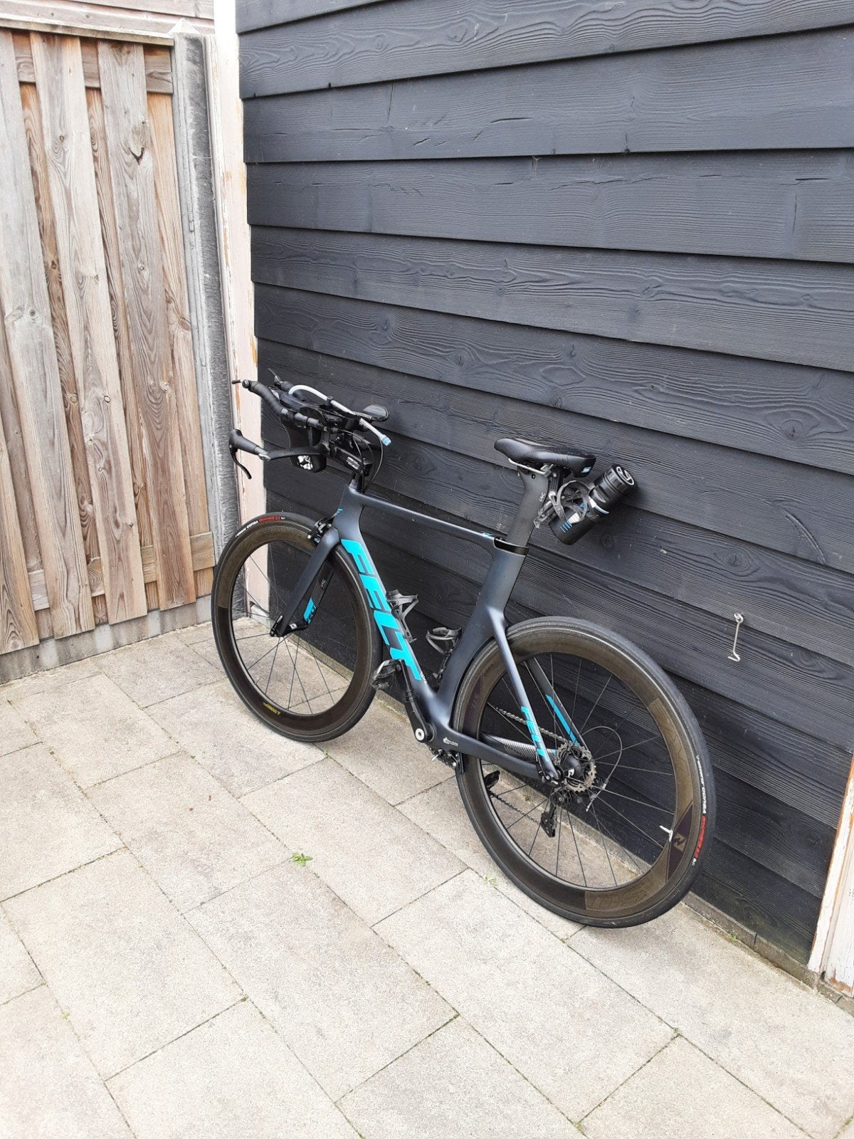 Felt B14 2019 triathlonfiets maat 54 – Shimano 105 – Reynold, Fietsen en Brommers, 28 inch, Gebruikt, Carbon, Meer dan 20 versnellingen