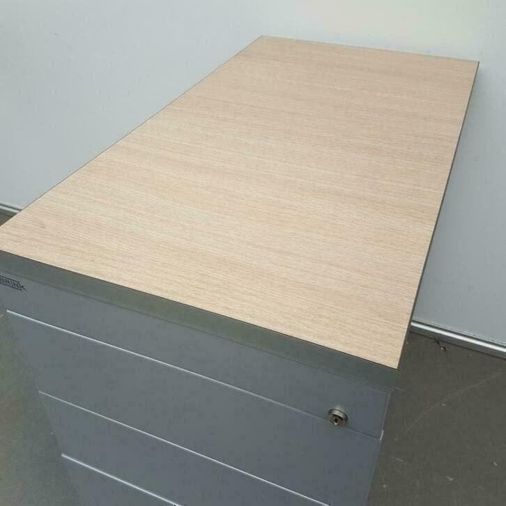 professionele Brink grijze standcontainers ladekasten, Ophalen, Gebruikt, 5 laden of meer, 50 tot 100 cm