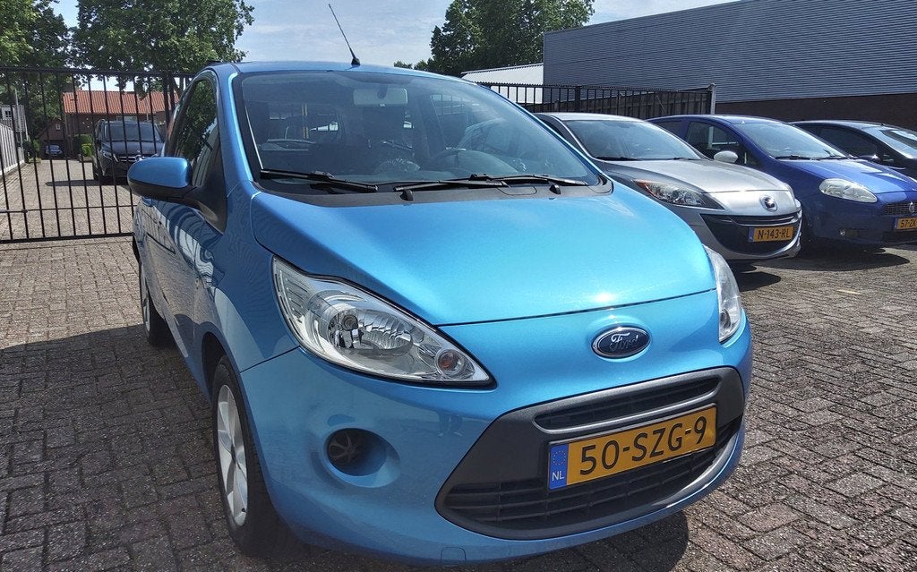 Ford Ka 1.2 Cool & Sound start/stop|AIRCO|met achterspoiler!, Auto's, Ford, Voorwielaandrijving, Euro 5, Gebruikt, 1242 cc
