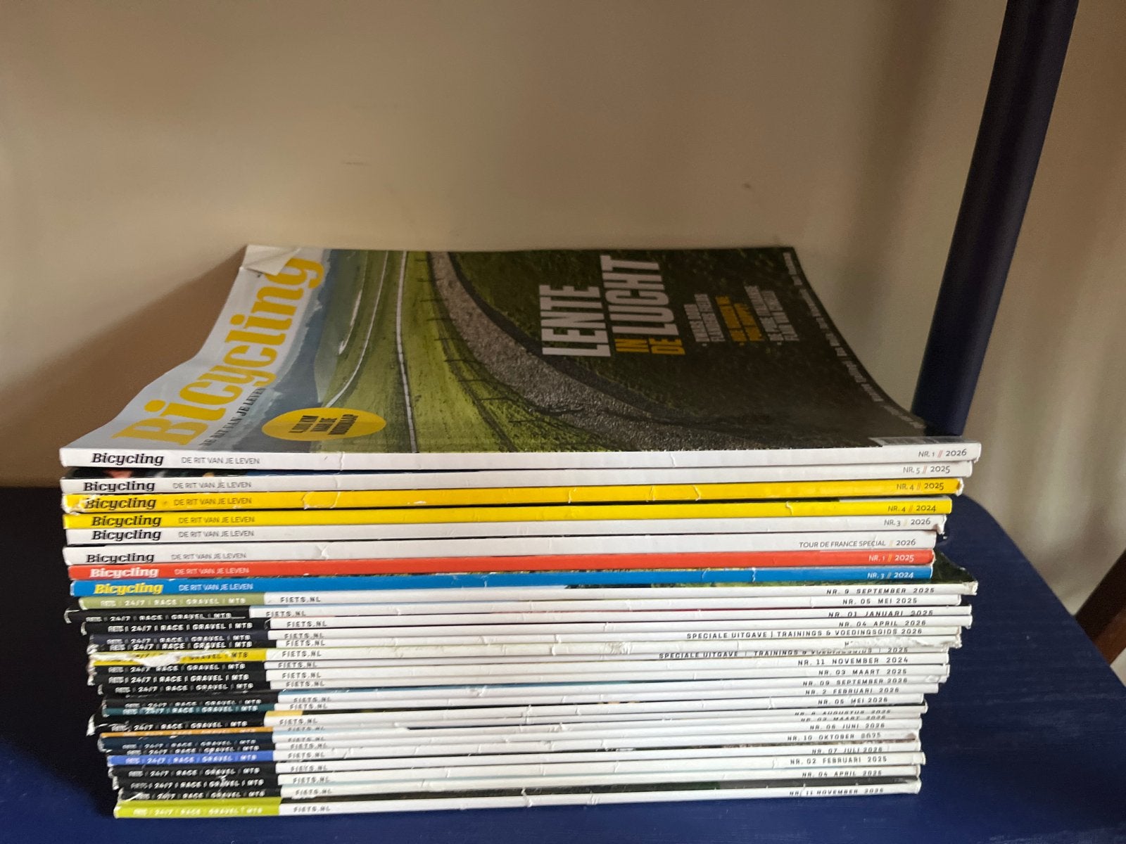 Gratis Grote stapel Bicycling/ Fiets tijdschriften, Ophalen, Gelezen, Sport en Vrije tijd