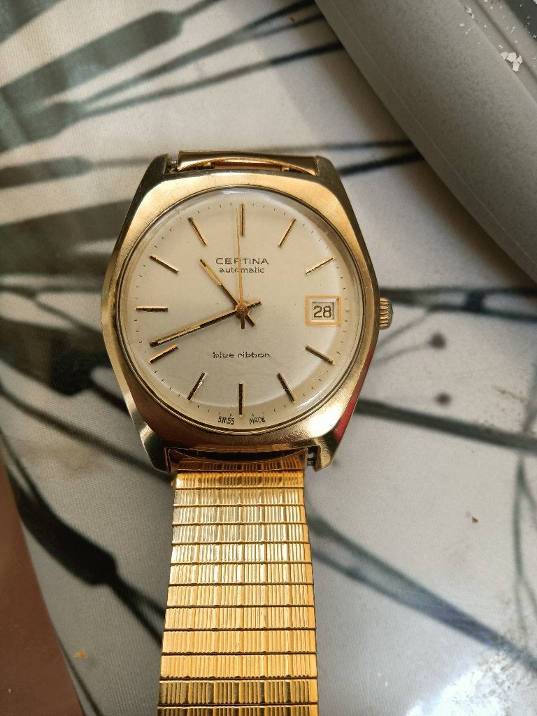 Gouden Certina automatic, Ophalen, Goud, Overige merken, Onbekend