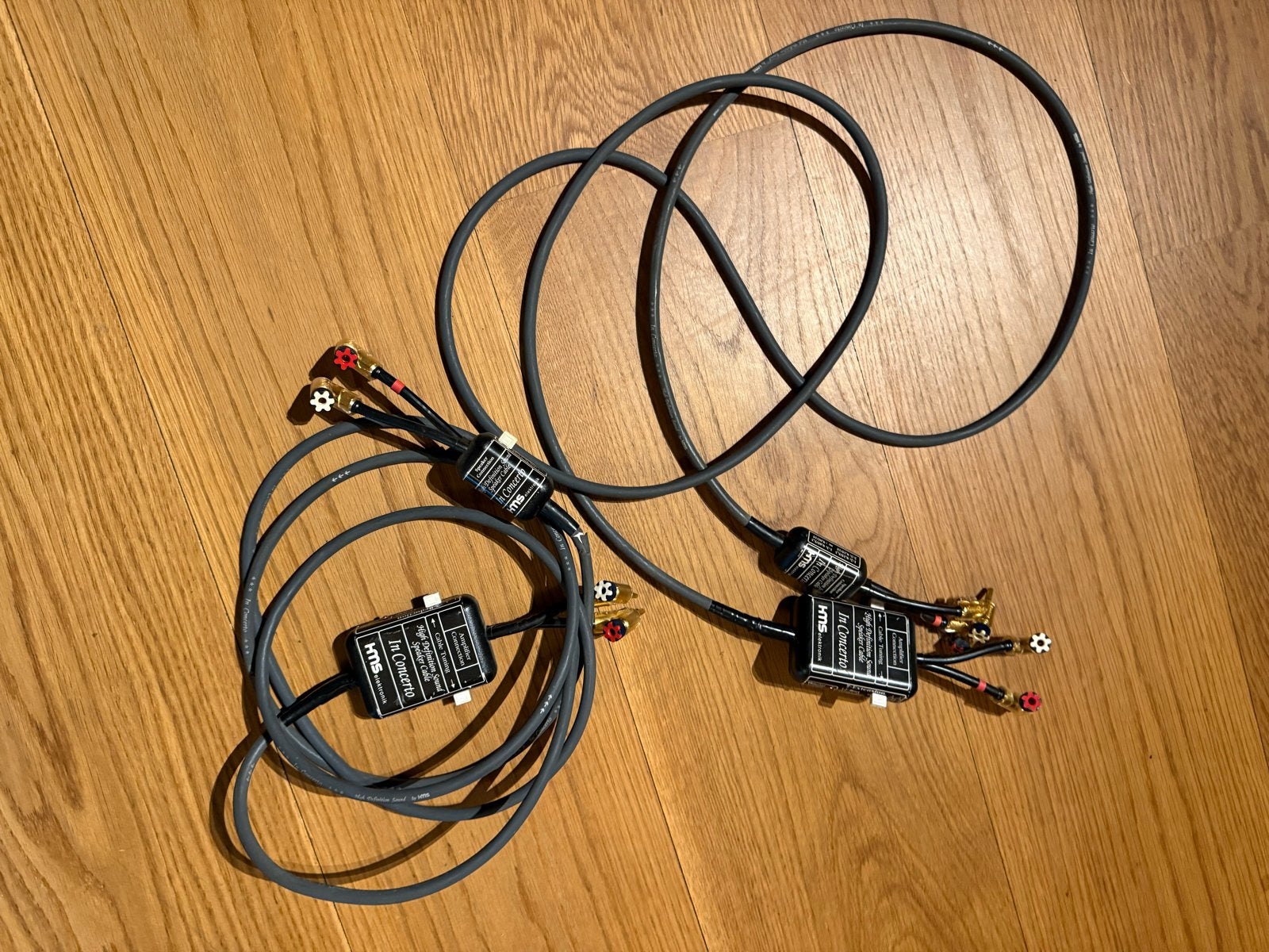 HMS Elektronik In Concerto High-End Luidsprekerkabel, Ophalen of Verzenden, Zo goed als nieuw, 2 tot 5 meter, Luidsprekerkabel