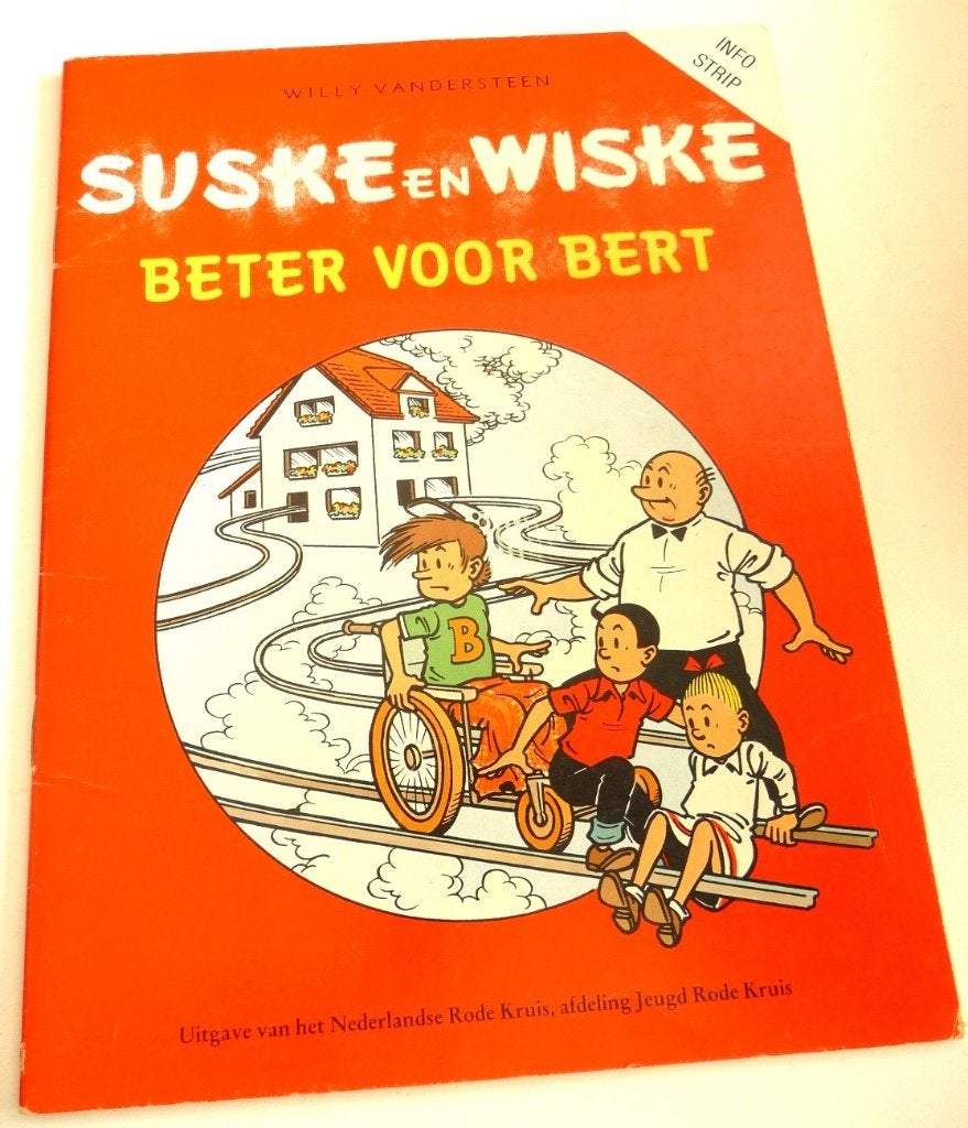 SUSKE EN WISKE BETER VOOR BERT VAN RODE KRUIS 1983, Verzenden, Willy Vandersteen, Eén stripboek, Zo goed als nieuw