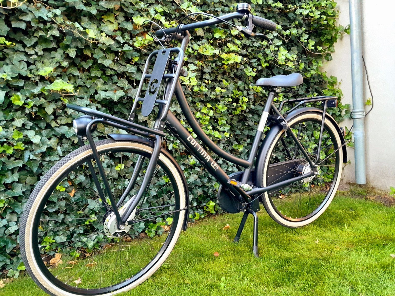 Cortina U4 Transportfiets Jett Black Matt ND7  *NIEUW*, 53 tot 56 cm, Versnellingen, Nieuw, Schijfrem