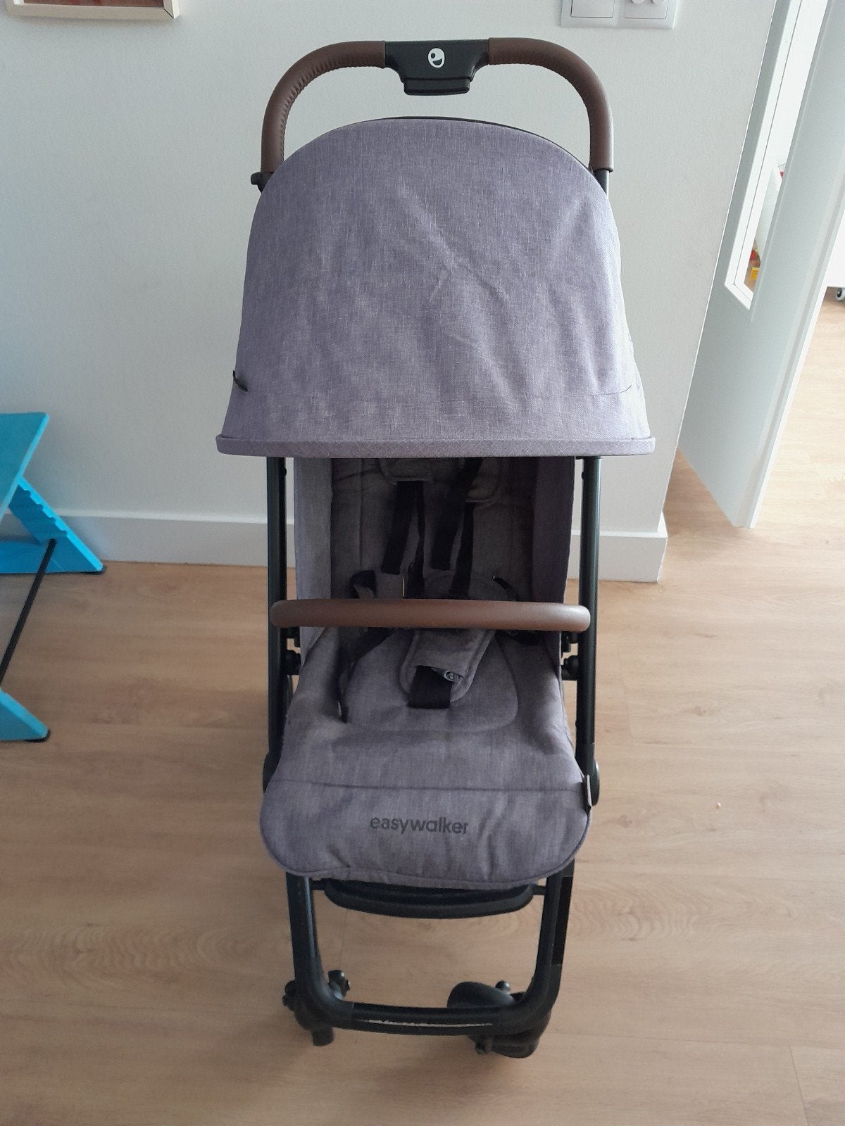 Easywalker Buggy, kleur grijs, zwart en bruin, Ophalen, Zo goed als nieuw, Overige merken, Verstelbare rugleuning