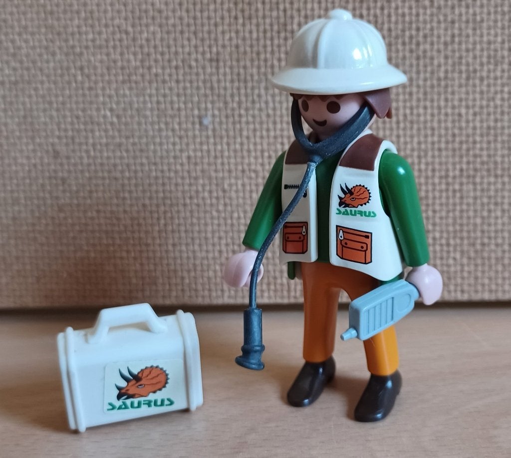 playmobil bioloog/ onderzoeker, Ophalen of Verzenden, Zo goed als nieuw, Complete set