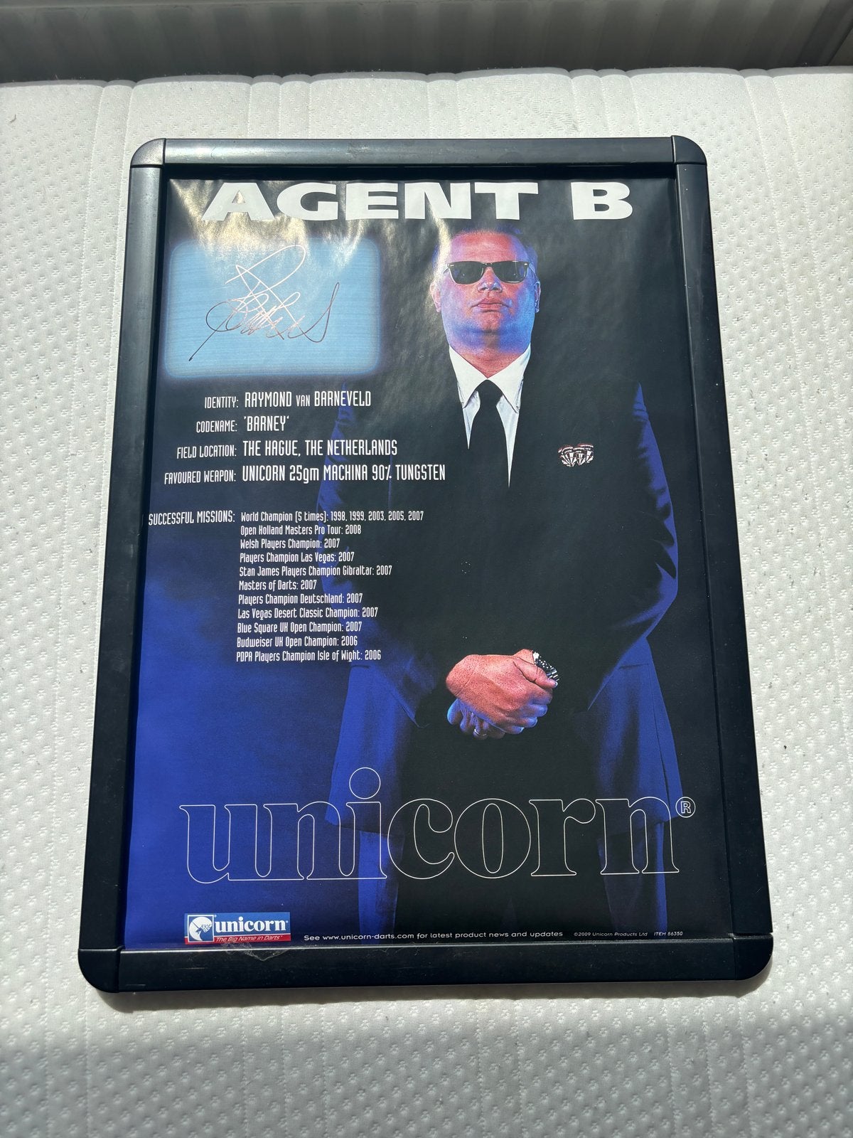 Uniek verzamelobject: Posterframe met diverse posters, Met lijst, Ophalen of Verzenden, Sport, A1 t/m A3