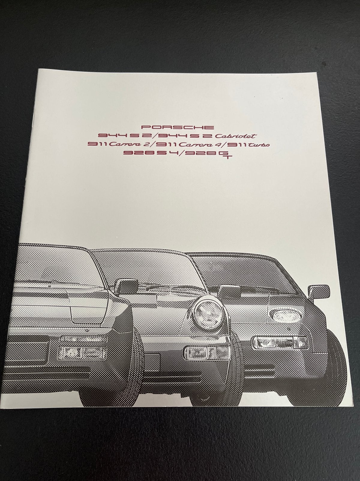 Porsche programma folder 1991 (944, 911, 928), Ophalen of Verzenden, Gelezen, Porsche