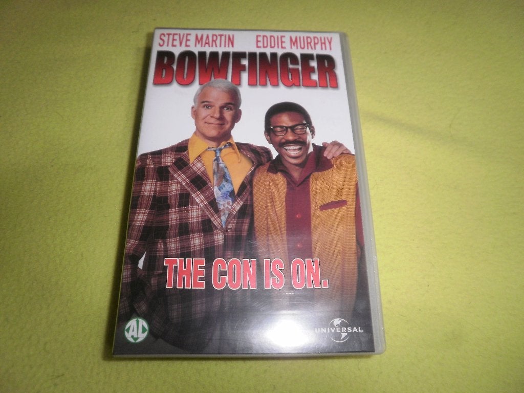 BOWFINGER Top Komedie met S.Martin & E.Murphy ExRental VIDEO, Gebruikt, Verzenden, Alle leeftijden, Ex-rental