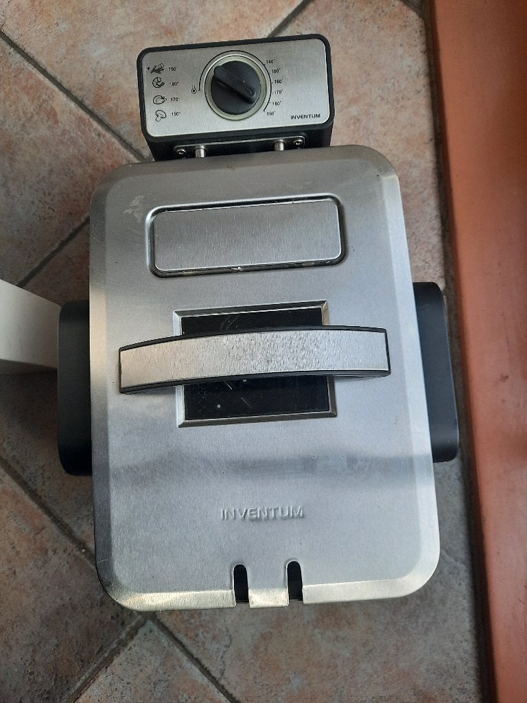 Inventum friteuse, 3 tot 4 liter, Ophalen, Zo goed als nieuw, Uitneembare binnenpan