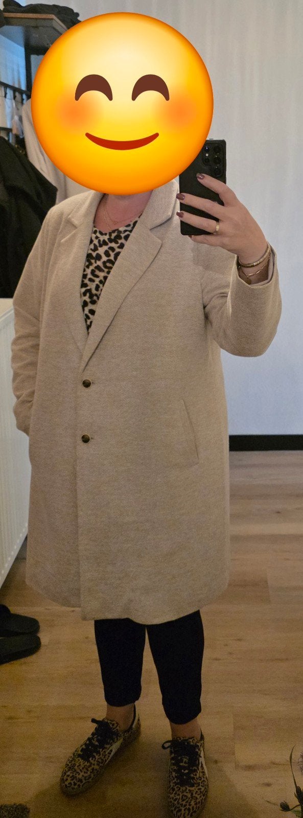 Jas, mantel, blazer maat 50/52, Kleding | Dames, Grote Maten, Beige, Ophalen of Verzenden, Only Carmakoma, Jas of Mantel