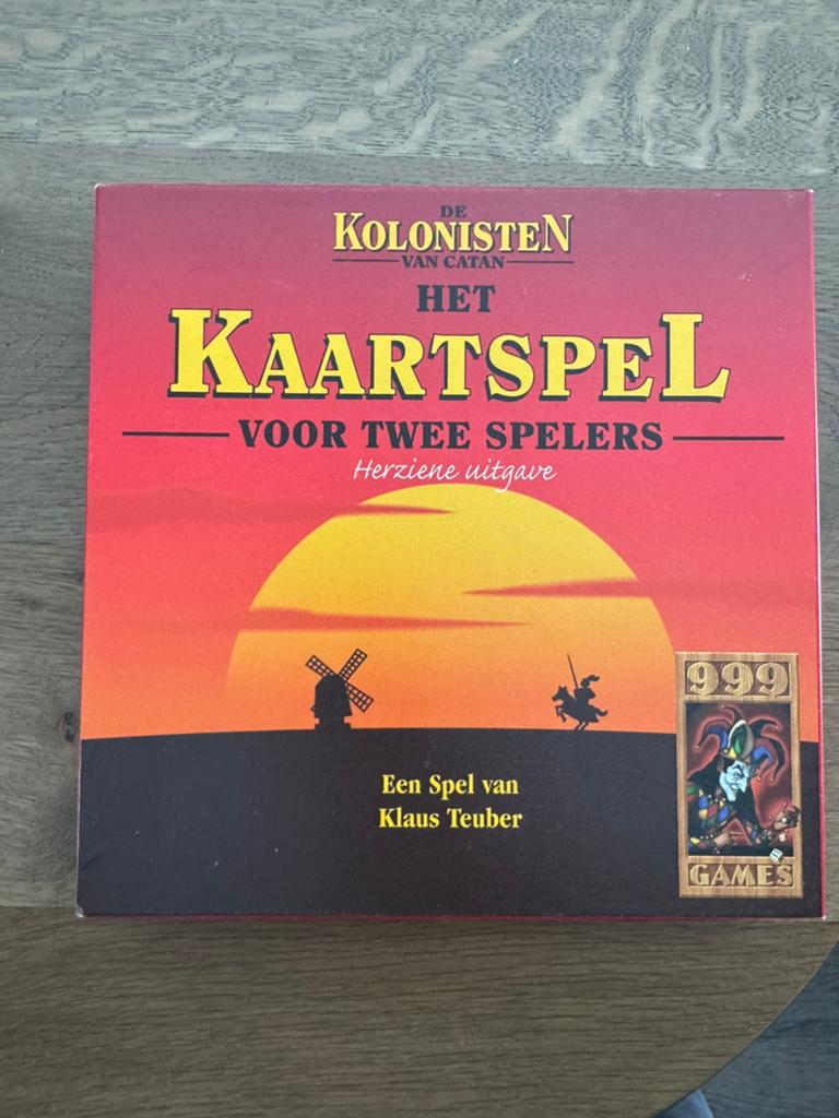 Kolonisten het kaartspel voor 2 personen, Een of twee spelers, Ophalen of Verzenden, Zo goed als nieuw