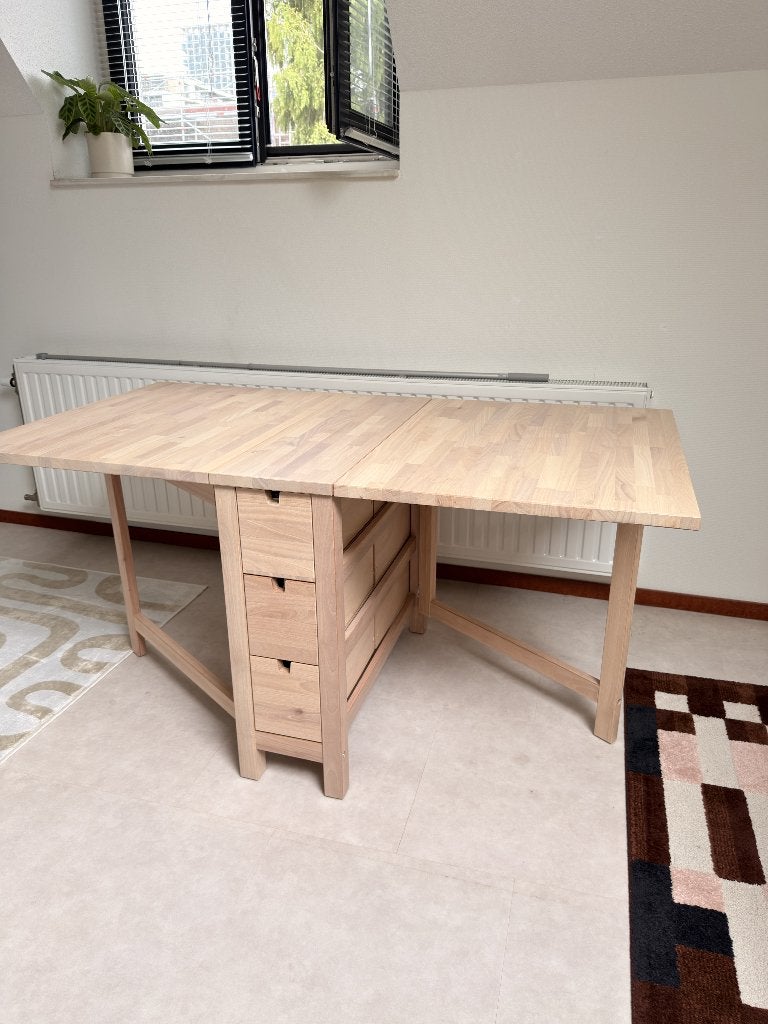 NORDEN IKEA foldable table, Scandinavisch, Hout, Ophalen of Verzenden, Zo goed als nieuw