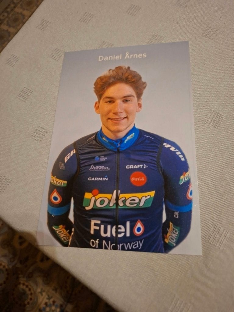 Foto (Repro) Daniel Arnes / Joker Fuel of Norway, Verzamelen, Ophalen of Verzenden, Zo goed als nieuw, Overige sporten, Poster, Plaatje of Sticker
