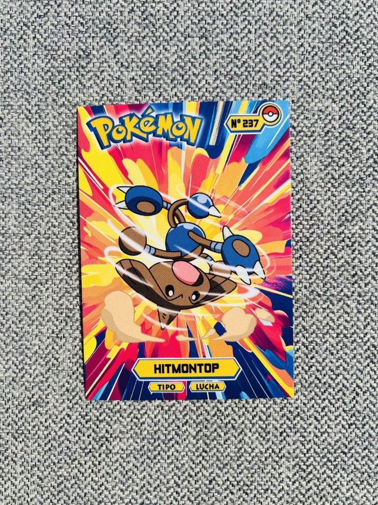 Hitmontop 236 Johto Card Top Collection Promo Pokemon, Verzenden, Zo goed als nieuw, Losse kaart, Foil